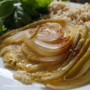 filete de pescado a la mostaza