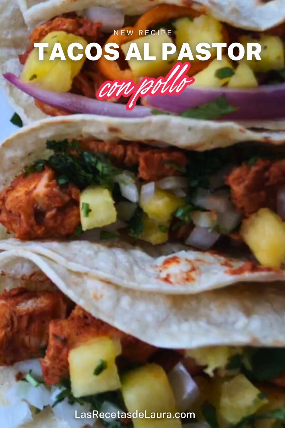 tacos al pastor de pollo