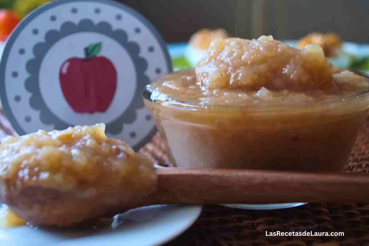 puré de manzana con canela
