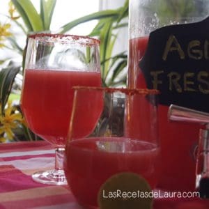 agua fresca de sandía