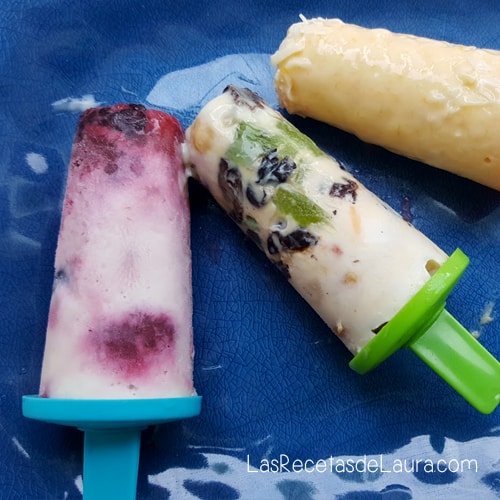 paletas de yogurt