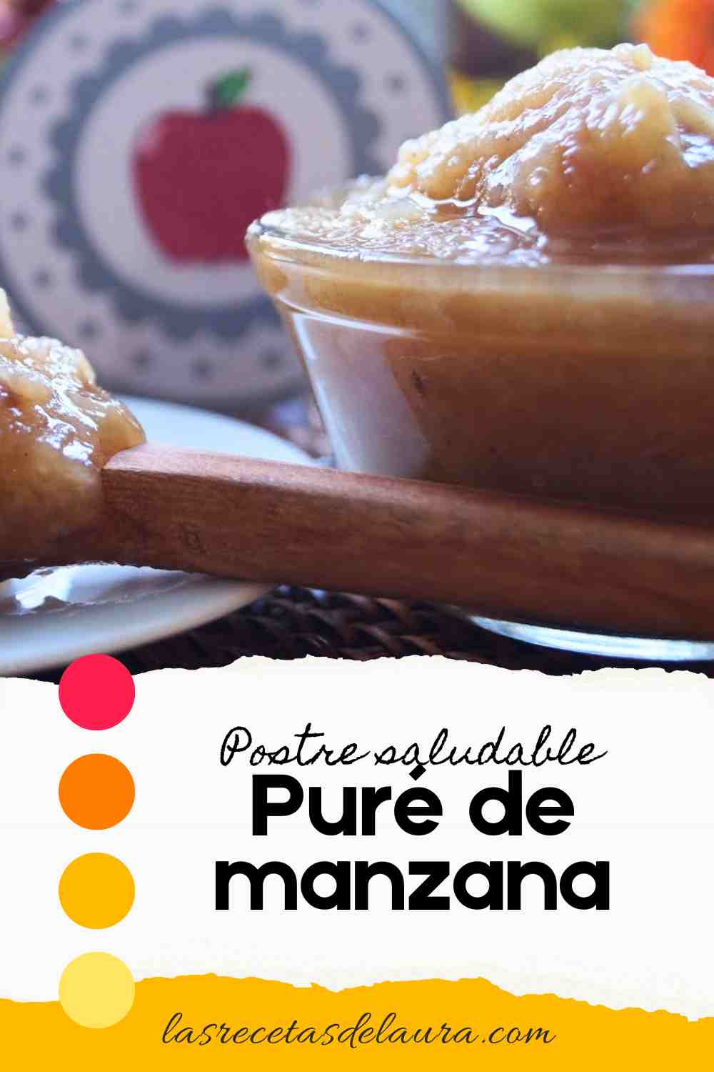 Pure de manzana con canela