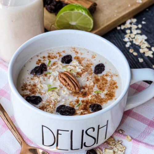 avena con pasas