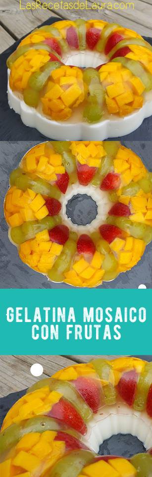 Gelatina de Mosaico | Las Recetas de Laura