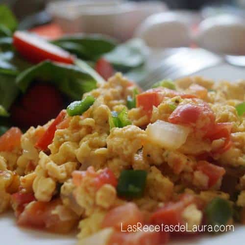 Huevo a la mexicana saludable