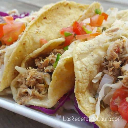 Tacos de Atun Mexicanos | Las Recetas de Laura