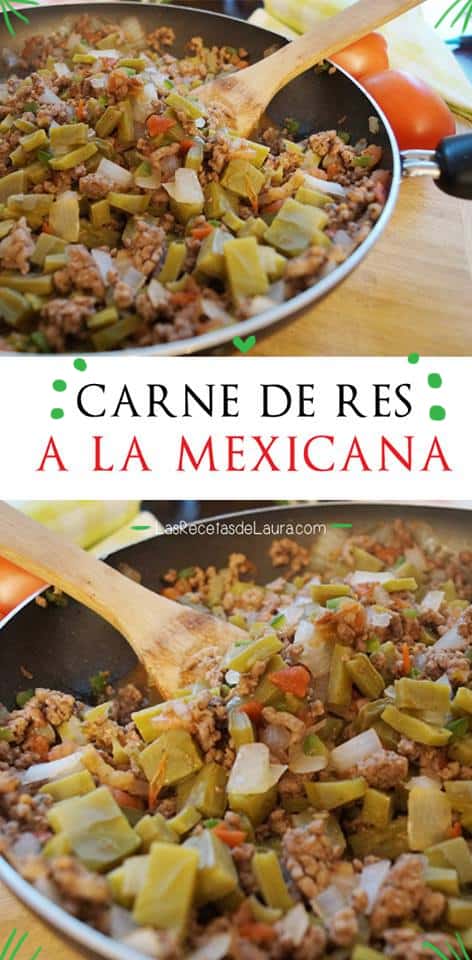 CARNE MOLIDA CON NOPALES