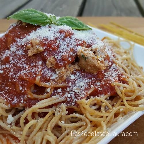 Spaghetti a la bolognesa | Las recetas de laura