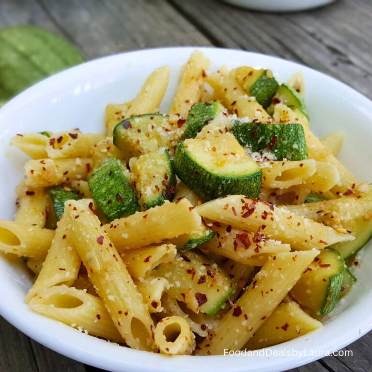 pasta con calabacitas