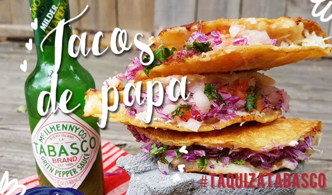 tacos de papa | Las recetas de Laura