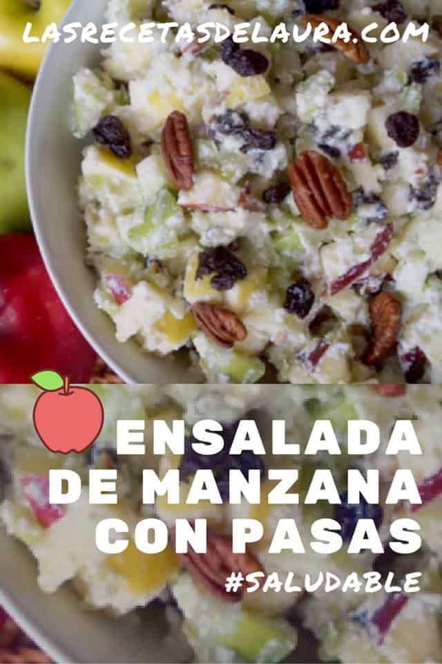 ensalada de manzana - las recetas de laura