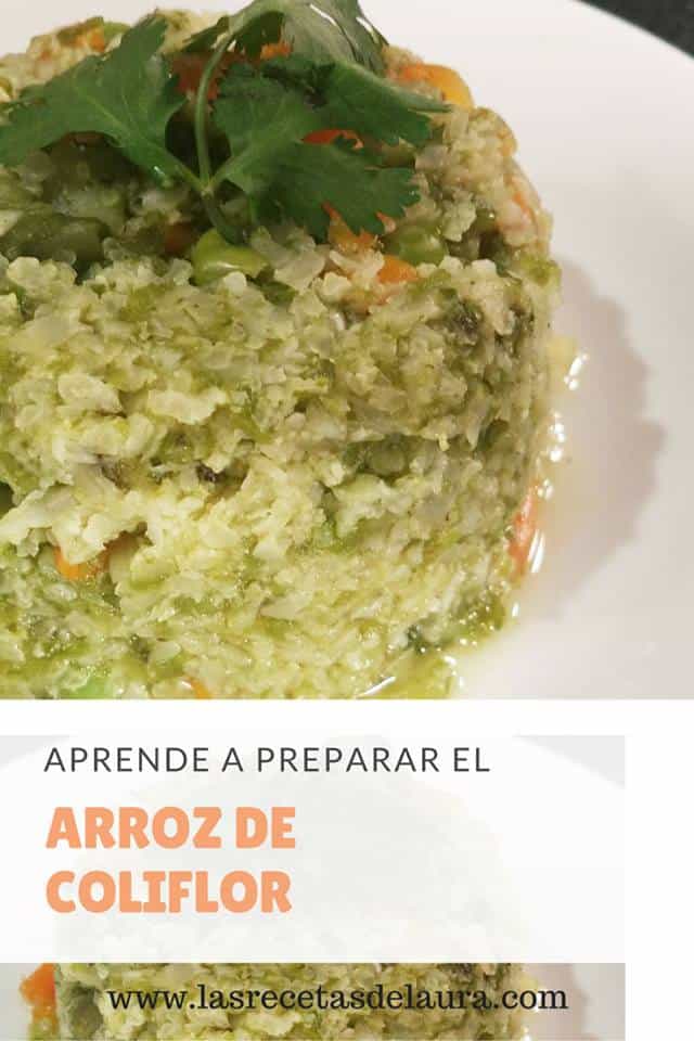 arroz de coliflor - las receta de laura