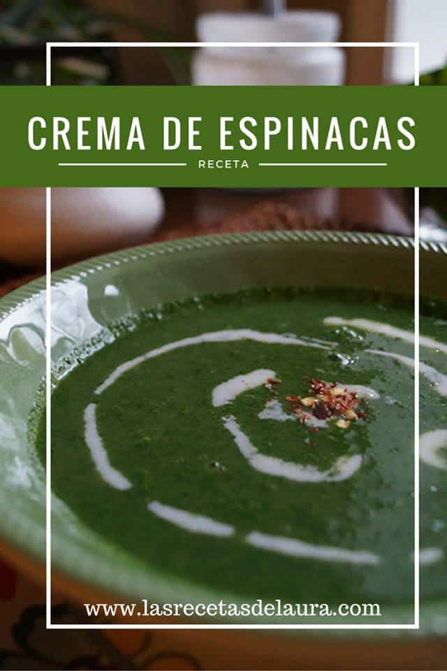 Crema de Espinacas Saludable | Las Recetas de Laura