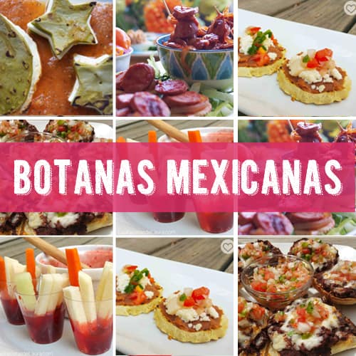 5 Recetas de Botanas Mexicanas