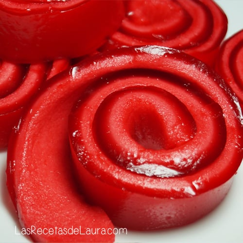 cuadrada rollitos de gelatina Rollitos de gelatina | Las recetas de Laura