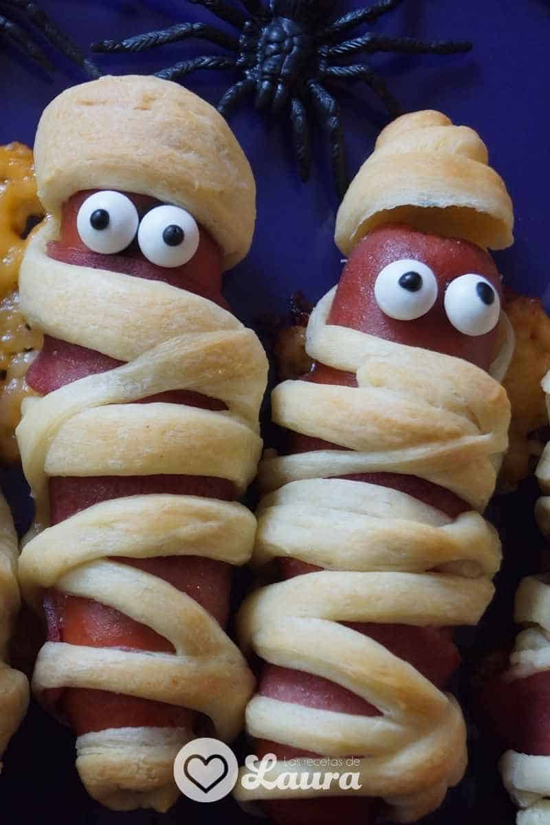 recetas saladas de halloween momias