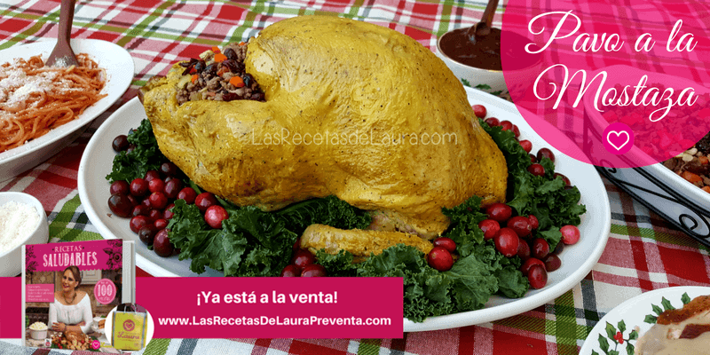 Pavo al horno a la mostaza