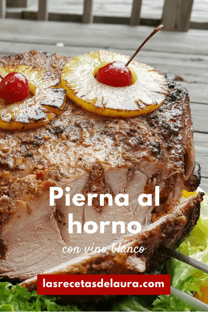 Pierna de cerdo al horno