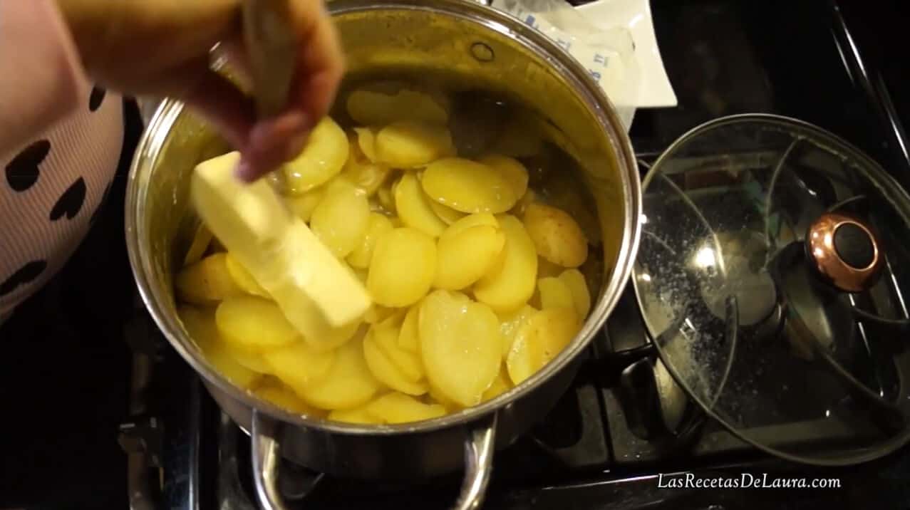 papas con mantequilla al horno