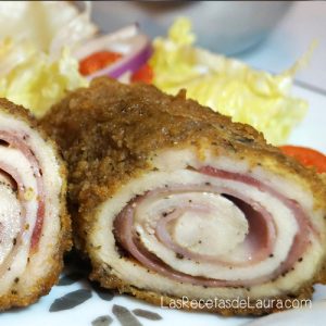 rollos de pechuga cordon blue
