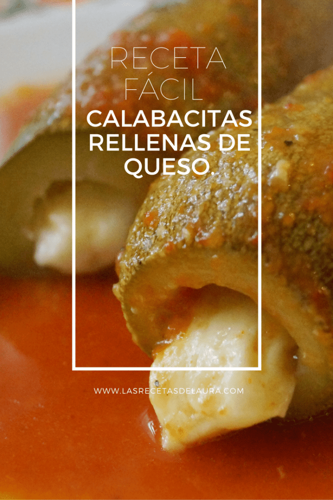 calabacitas rellenas de queso | Las recetas de Laura