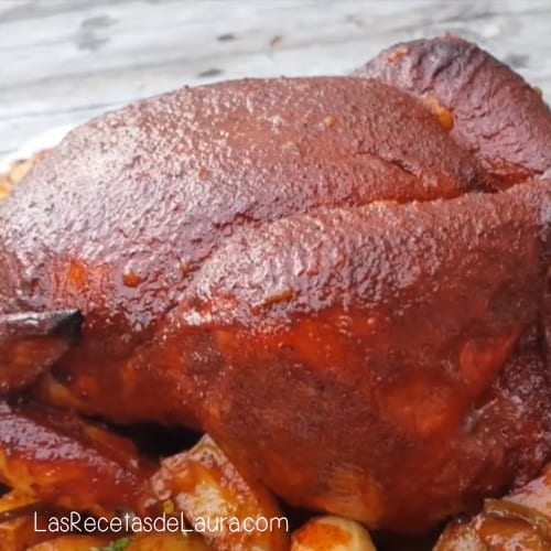 Pollo adobado- Las recetas de Laura