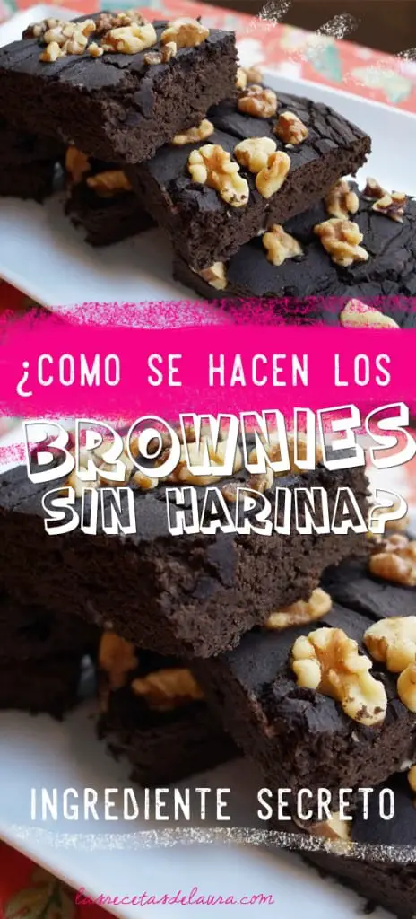 brownies sin harina - las recetas de laura