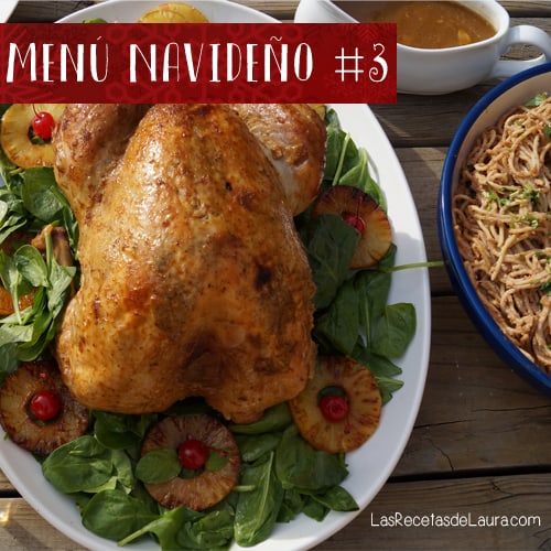 menu navideño con pavo - Las recetas de Laura