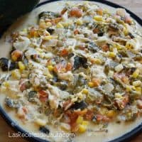 rajas con queso - Las recetas de Laura