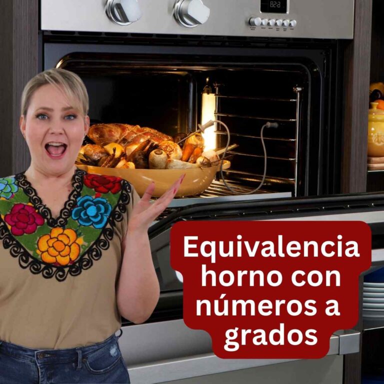 temperatura horno co núeros a grados