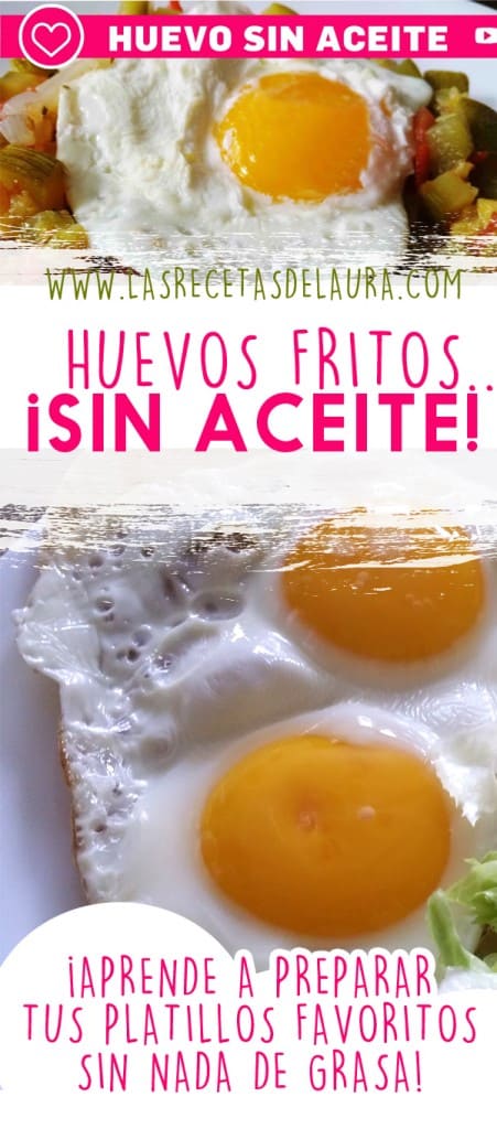 HUEVO FRITO SIN ACEITE - LAS RECETAS DE LAURA