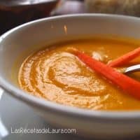 Crema de zanahoria - las recetas de laura