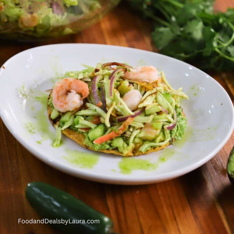 Ensalada de camarón con surimi