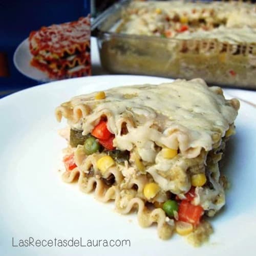 lasagna azteca – cuadrada Lasagna azteca - Las recetas de Laura