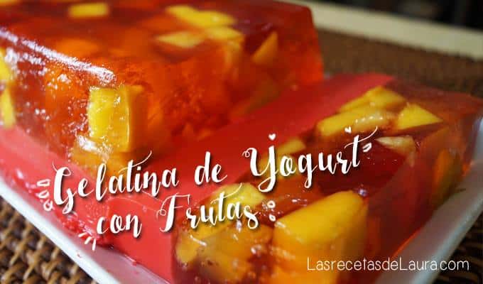 Gelatina de frutas MOSAICO - las recetas de Laura