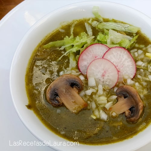 Pozole verde - las recetas de Laura