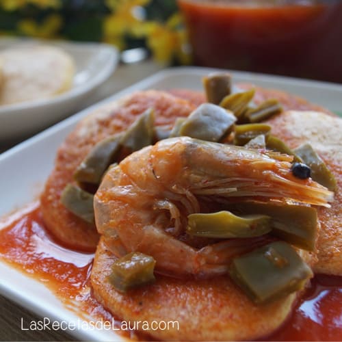 tortitas de camarón - las recetas de Laura