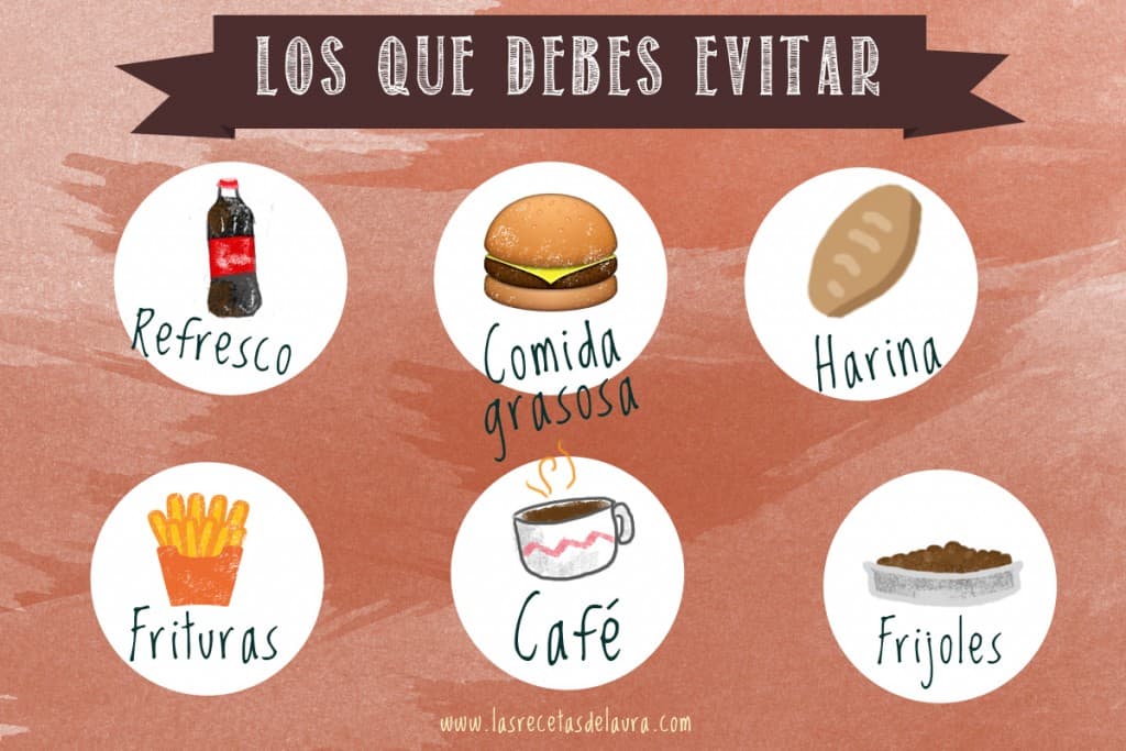 Alimentos que evitar durante tu periodo - las recetas de Laura