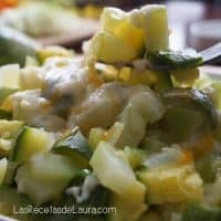 Calabacitas con queso - Las recetas de Laura