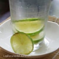 Agua con esencia de limón - las recetas de Laura