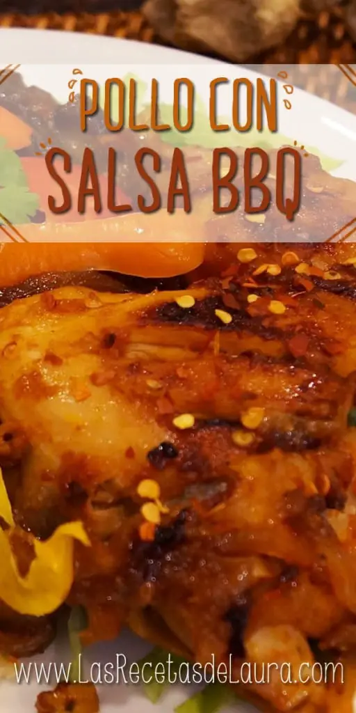 Pollo en salsa BBQ - Las Recetas de Laura