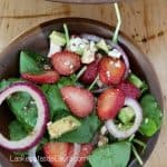 Ensalada de espinacas con fresas - Las Recetas de Laura