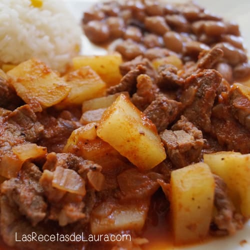 Filete de res en salsa de tomate - Las recetas de Laura