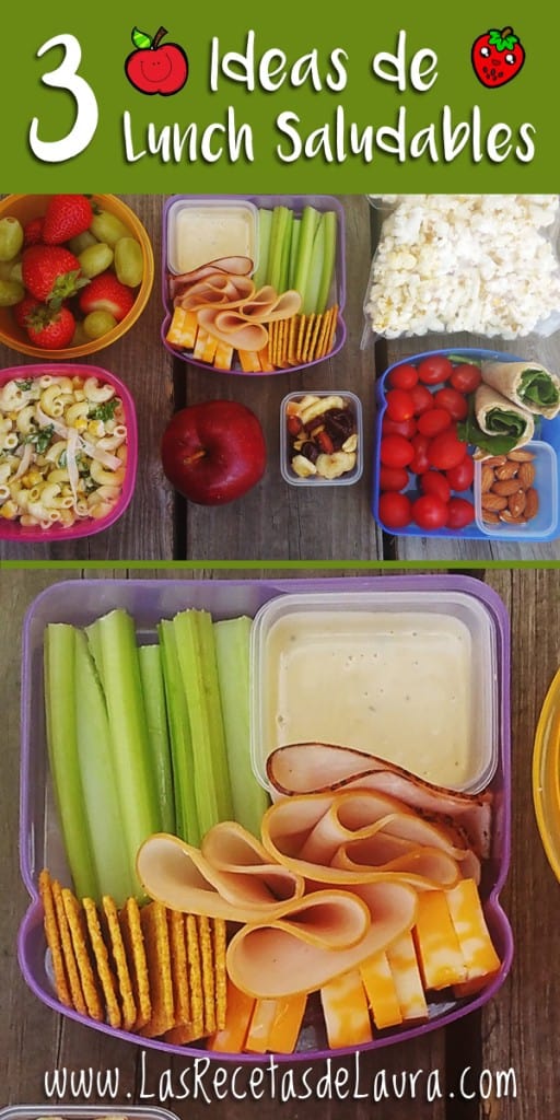 3 ideas de lunch saludable - Las recetas de Laura