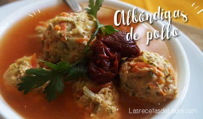 Albondigas de pollo - Las recetas de Laura