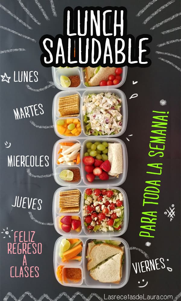 Lunch para los Cinco Días de la Semana Lunch para los Cinco Días de la Semana