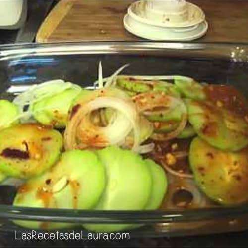 Chayote al chipotle - Las recetas de Laura