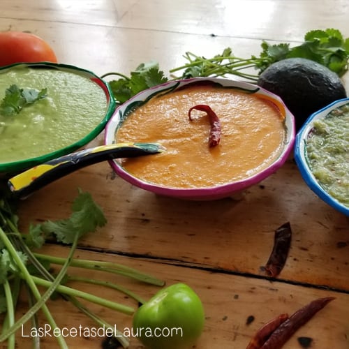 Salsas Mexicanas - las recetas de Laura