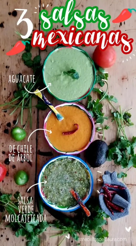 Salsas Mexicanas - las recetas de Laura