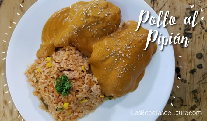 Pollo al pipian - las recetas de laura